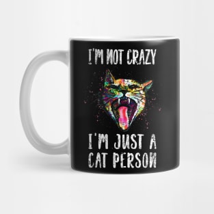 Crazy cat person Mug